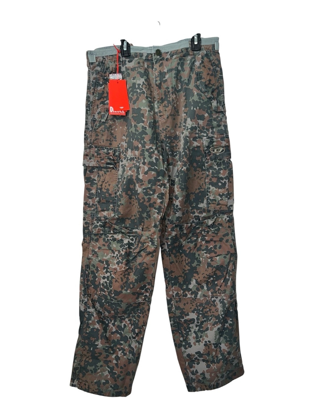 Diesel P-Atlan-Pat Camo Cargo Pants NWT Size 31 Utility Military $375 - Picture 3 of 15